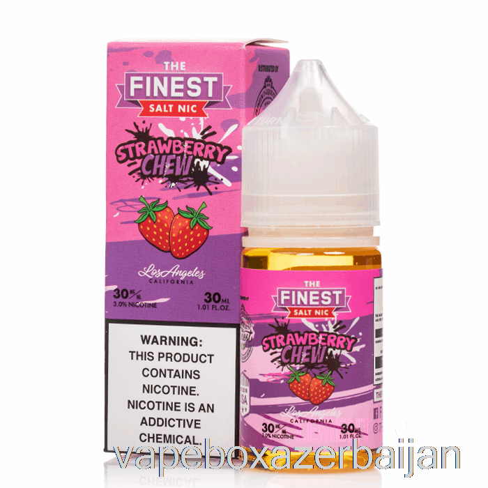 Vape Box Azerbaijan Strawberry Chew - The Finest Candy Edition Salt Nic - 30mL 30mg
